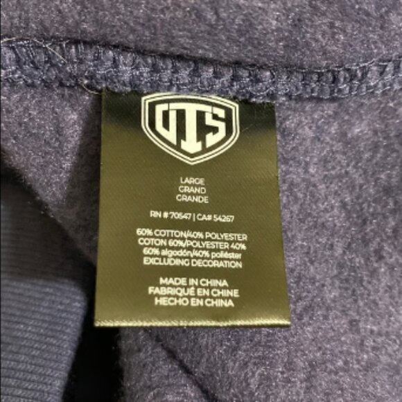 NFL Team Apparel Women’s LA RAMS OTS Fleece 1/4 Zip Foil Sweatshirt Size L - Picture 5 of 7